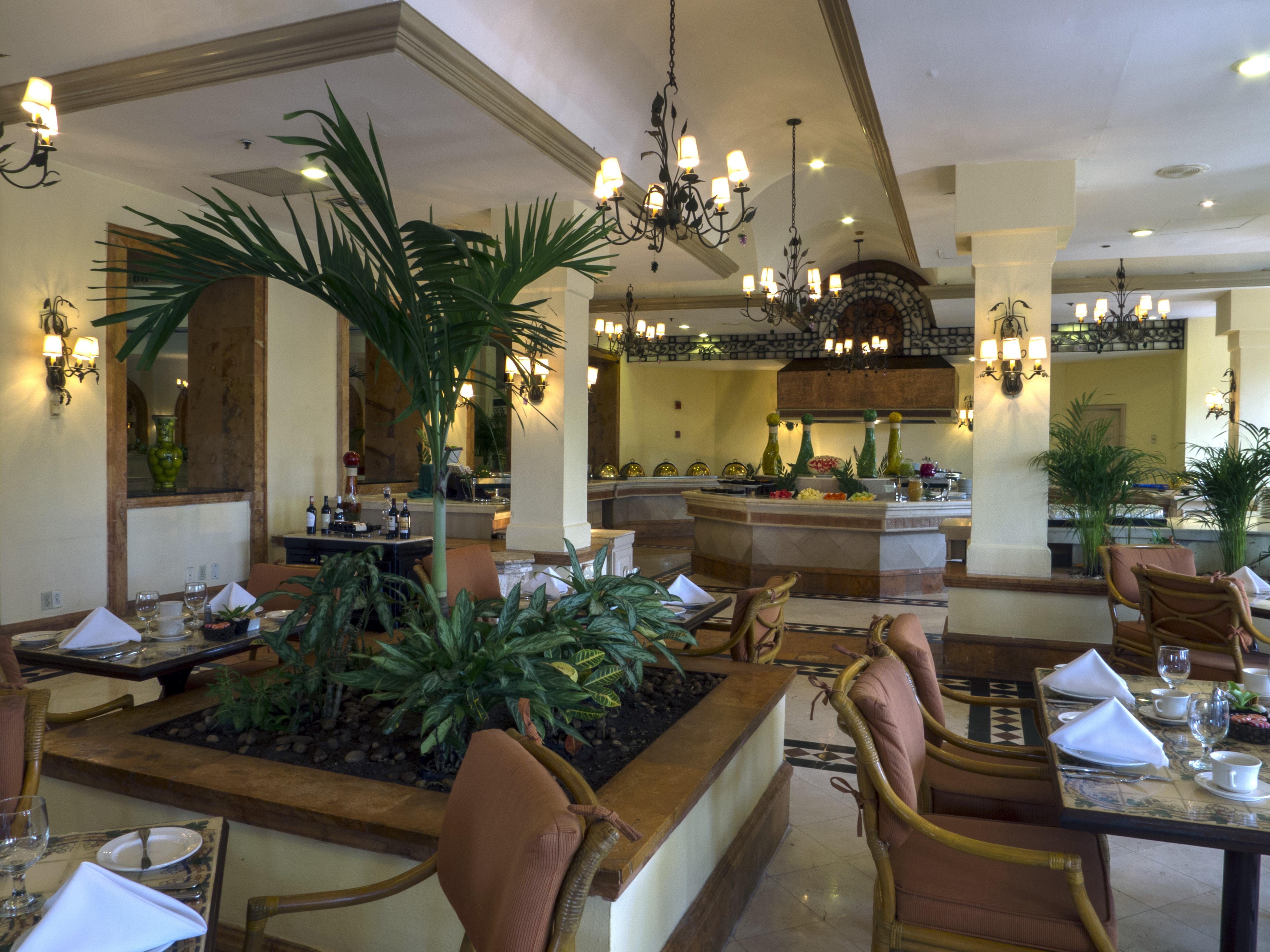 Fiesta Americana Merida Mérida Restaurante foto The restaurant at the hotel